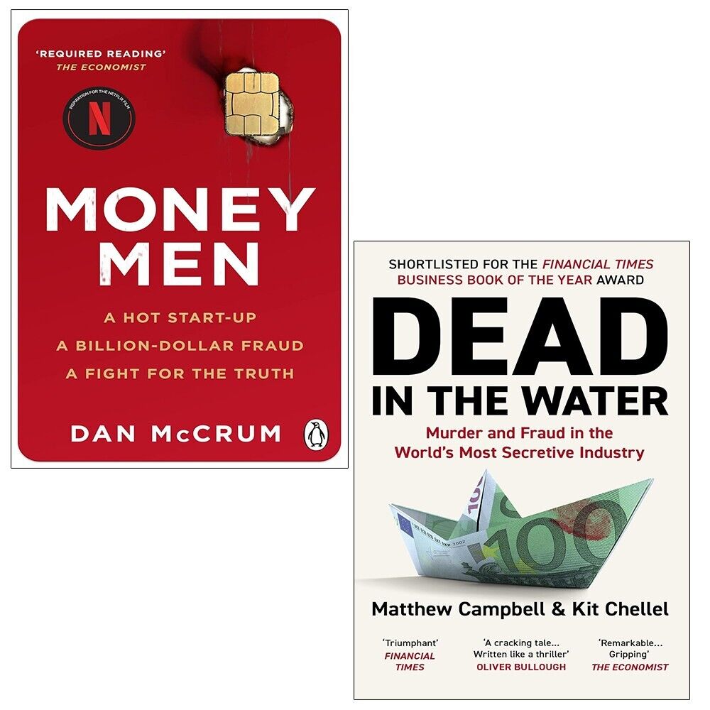 Money Men Dan McCrum,Dead in the Water Matthew Campbell 2 Books Set ...