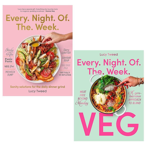 Lucy Tweed Collection 2 Books Set Every Night of the Week,Veg - The Book Bundle