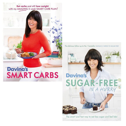 Davina McCall Collection 2 Books Set Davina's Smart Carbs, Sugar-Free in a Hurry - The Book Bundle