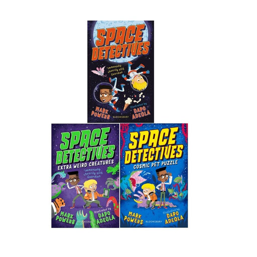 Space Detectives By Mark Powers 3 Books Collection Set - The Book Bundle