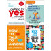 Getting to Yes,Kick Ass Small Talk,How to Talk Anyone,How To Win Friends 4 Books Set - The Book Bundle