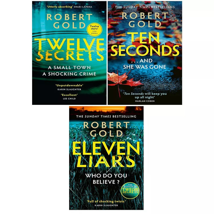 Ben Harper Series 3 Books Collection Set By Robert Gold Eleven Liars,Ten Seconds - The Book Bundle