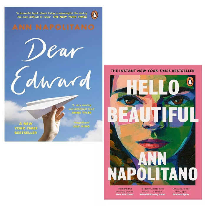 Ann Napolitano Collection 2 Books Set Dear Edward heartbreaking, Hello Beautiful - The Book Bundle