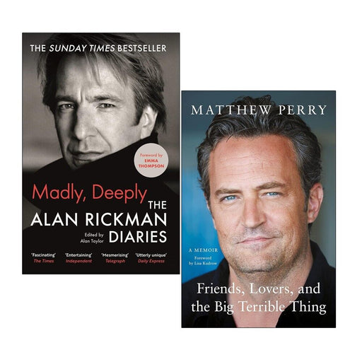 Friends Lovers and the Big Terrible Thing, Madly Deeply Alan Rickman Diaries - The Book Bundle
