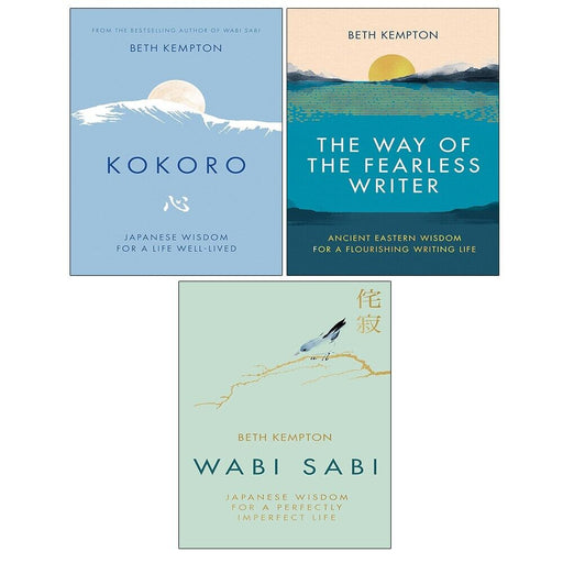 Beth Kempton Collection 3 Books Set Kokoro,Wabi Sabi, Way of the Fearless Writer - The Book Bundle