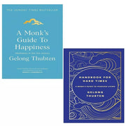 Gelong Thubten 2 Books Collection Set Handbook for Hard Times, Monk's Guide HB - The Book Bundle