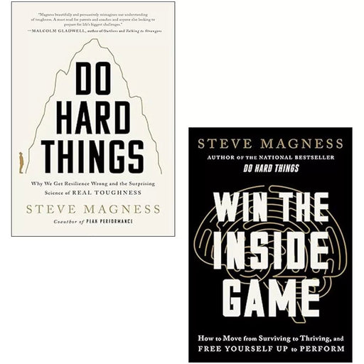 Steve Magness Collection 2 Books Set Do Hard Things, Win Inside Game Hardcover - The Book Bundle