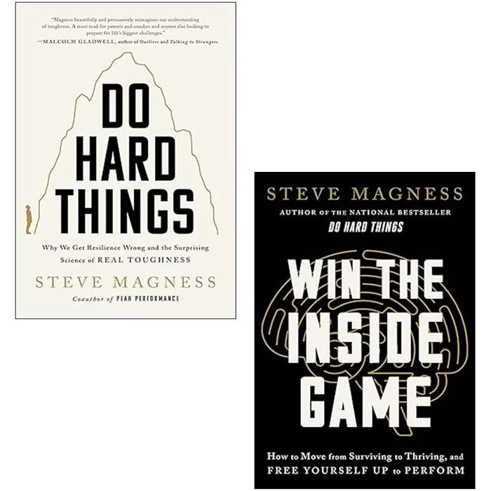 Steve Magness Collection 2 Books Set Do Hard Things, Win Inside Game Hardcover - The Book Bundle