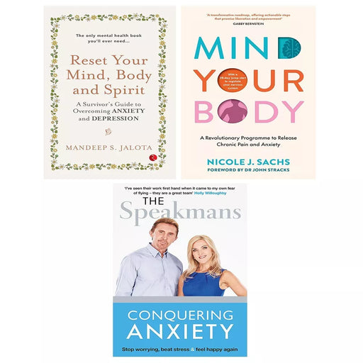 Mind Your Body, Conquering Anxiety, Reset Your Mind Body Spirit 3 Books Set - The Book Bundle