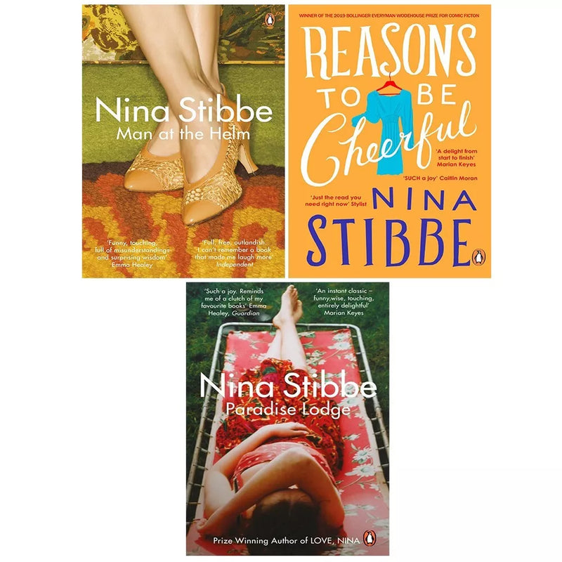 Lizzie Voge Series Collection 3 Books Set by Nina Stibbe Paradise Lodge,Reasons - The Book Bundle