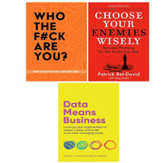 Choose Your Enemies Wisely HB, Data Means Business, Who The F*ck Are You 3 Books Set - The Book Bundle