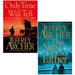Jeffrey Archer Clifton Chronicles Series 2 Books Collection Set (The Sins of the Father and Only Time Will Tell) - The Book Bundle