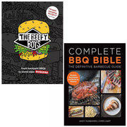 Beefy Boys Backyard BBQ,Complete BBQ BIBLE Definitive Barbecue Guide 2 Books Set - The Book Bundle