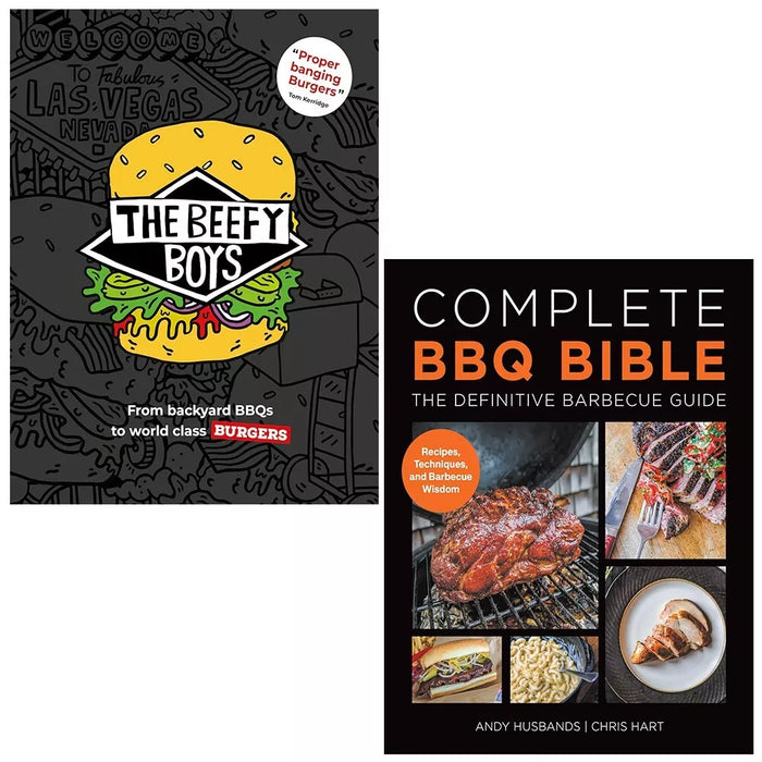Beefy Boys Backyard BBQ,Complete BBQ BIBLE Definitive Barbecue Guide 2 Books Set - The Book Bundle
