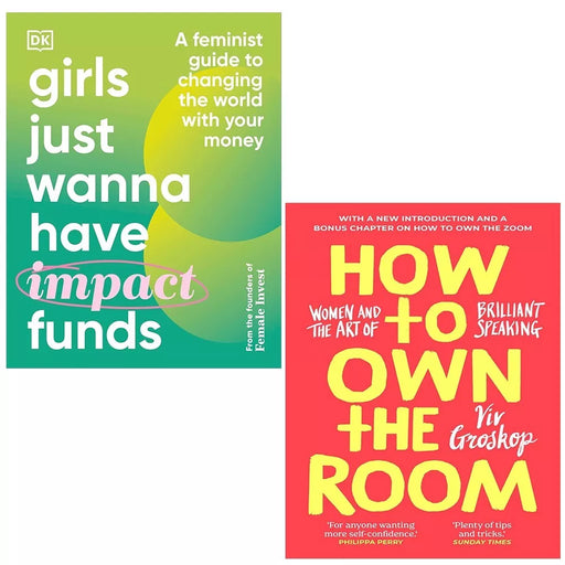 Girls Just Wanna Have Impact Funds, How to Own the Room 2 Books Set Hardcover - The Book Bundle