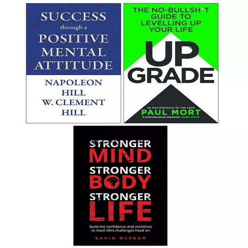 Upgrade,Success through a Positive Mental Attitude, Stronger Mind Body 3 Books Set - The Book Bundle