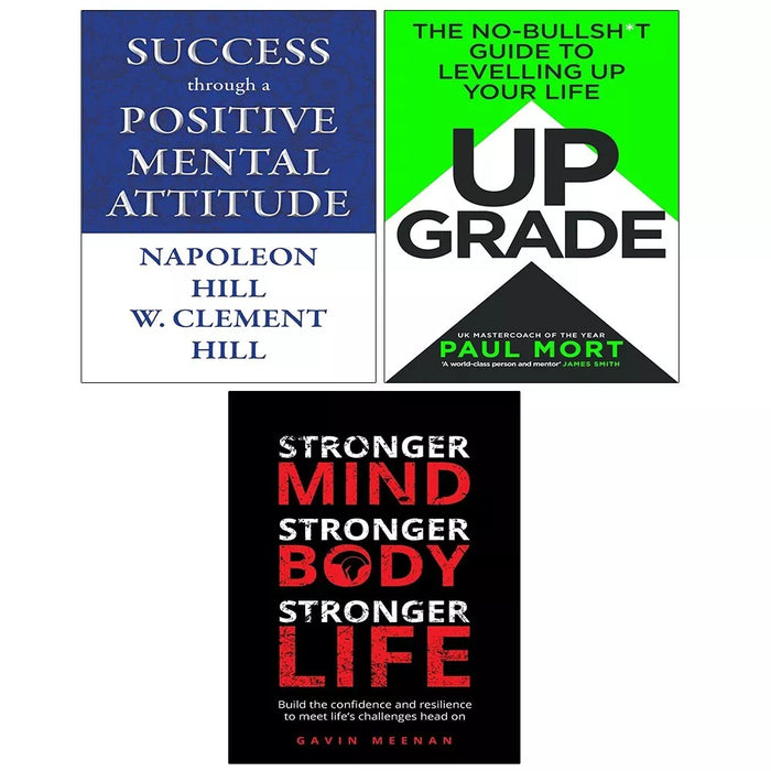 Upgrade,Success through a Positive Mental Attitude, Stronger Mind Body 3 Books Set - The Book Bundle