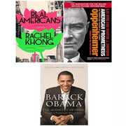 Real Americans (HB), Audacity of Hope Barack, American Prometheus 3 Books Set - The Book Bundle