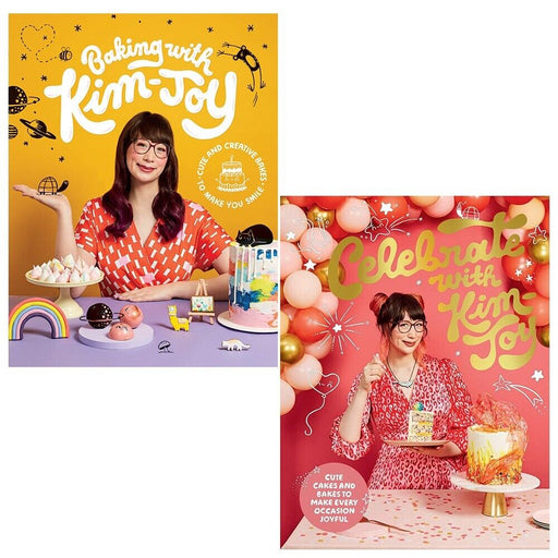 Kim-Joy Collection 2 Books Set Celebrate with Kim-Joy, Baking with Kim Hardcover - The Book Bundle