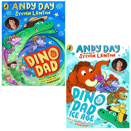 Dino Dad Series Collection 2 Books Set by Andy Day Books 1-2 Paperback - The Book Bundle