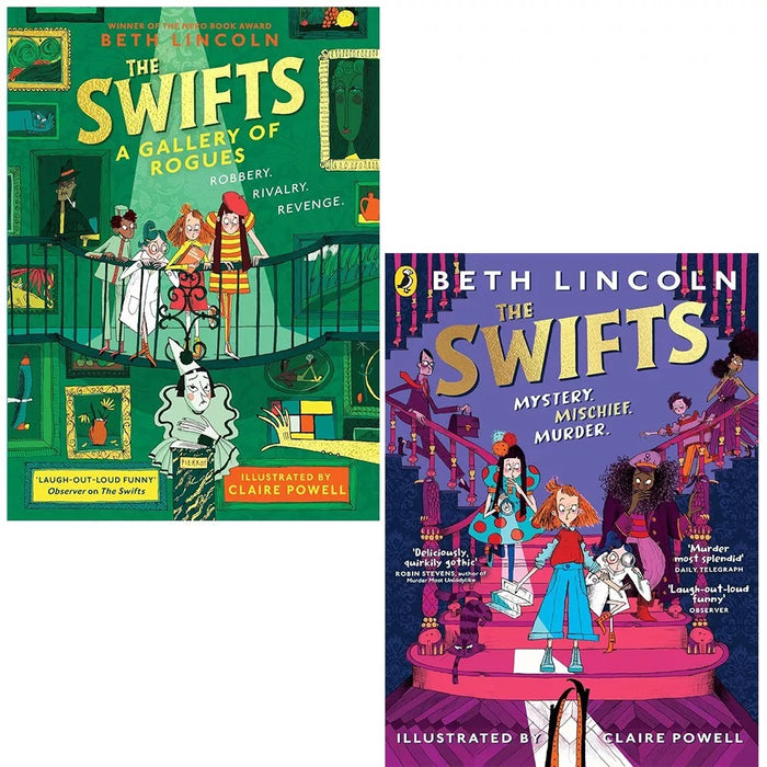 Beth Lincoln Collection 2 Books Set Swifts A Gallery of Rogues (HB) Books 1-2 - The Book Bundle