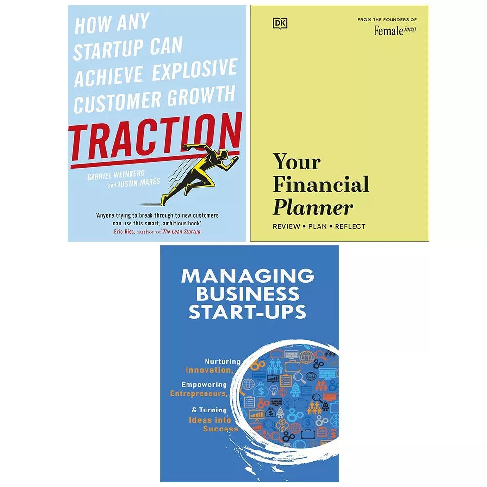 Traction, Managing Business Start-Ups, Your Financial Planner 3 Books ...