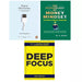 Digital Minimalism,Deep Focus Joe Spacey,Psychology of Money Mindset 3 Books Set - The Book Bundle