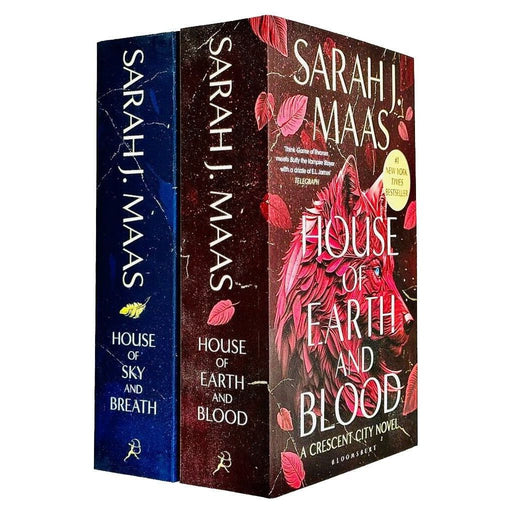 Sarah J Maas Crescent City Series 2 Books Collection Set (House of Sky and Breath[Hardcover], House of Earth and Blood) - The Book Bundle