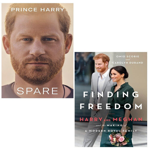 Finding Freedom Omid Scobie, Spare Prince Harry Duke of Sussex 2 Books Set - The Book Bundle