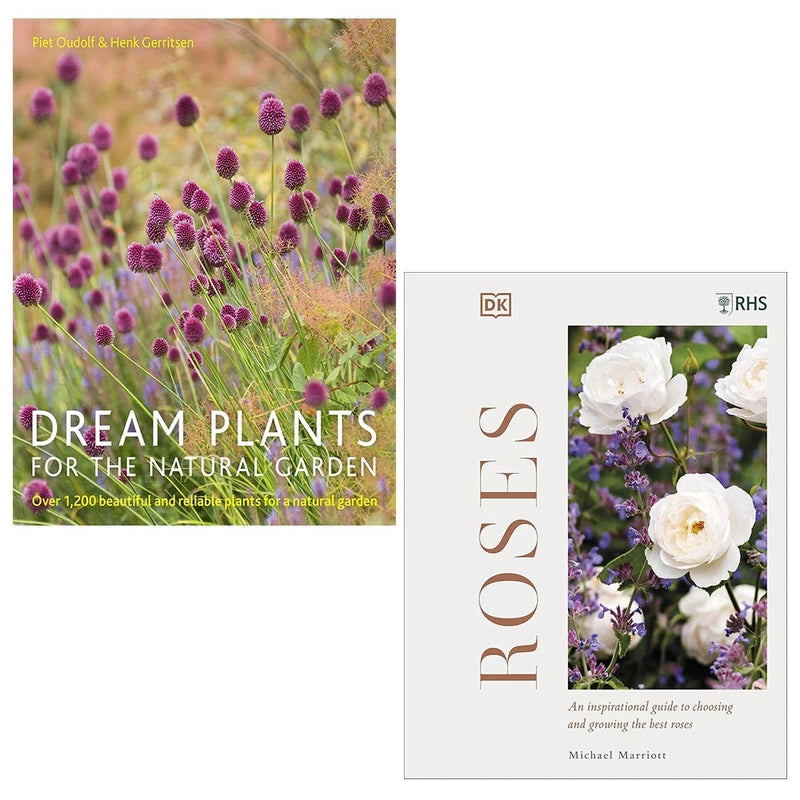 RHS Roses Michael V Marriott, Dream Plants for the Natural Garden 2 Books Set - The Book Bundle