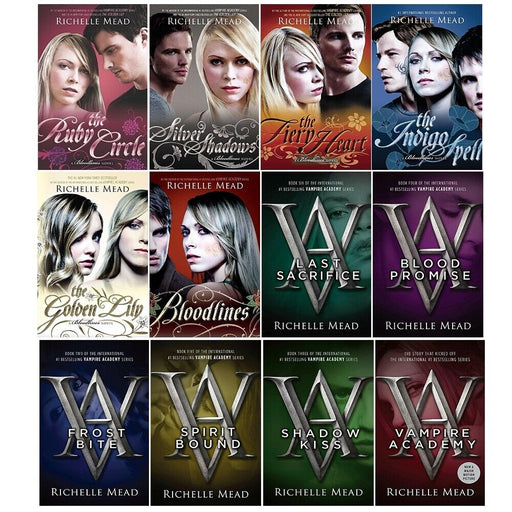 Bloodlines,Vampire Academy Series 12 Books Set by Richelle Mead Frostbite,Ruby - The Book Bundle