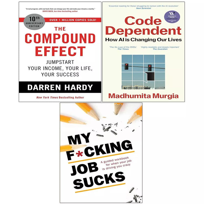 The Compound Effect, Code Dependent, My F*cking Job Sucks 3 Books Set - The Book Bundle