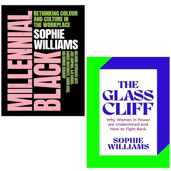 Sophie Williams Collection 2 Books Set Millennial Black, Glass Cliff (Hardcover) - The Book Bundle