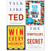 The Storyteller's Secret, Talk Like TED, Win Every Argument, Kick Ass Small Talk 4 Books Collection Set - The Book Bundle