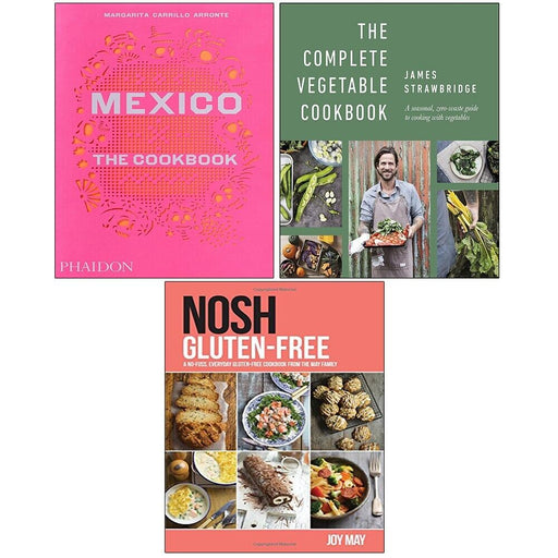 Mexico Cookbook, NOSH Gluten-Free, Complete Vegetable Cookbook (HB) 3 Books Set - The Book Bundle