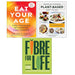 Eat Your Age, Fibre for Life, Whole Foods Plant Based Diet Plan 3 Books Set - The Book Bundle