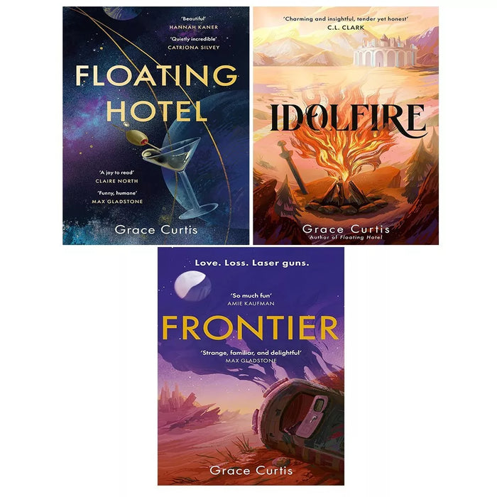 Grace Curtis Collection 3 Books Set Idolfire (HB), Floating Hotel, Frontier Set - The Book Bundle