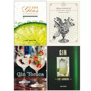 Gin Manual,101 Gins To Try Before,Gin Tonica,Alchemist Cocktail Book 4 Books Set - The Book Bundle