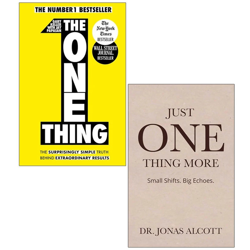 Just One Thing More: Small Shifts. Big Echoes & The One Thing 2 Books Collection Set - Non Fiction - Paperback