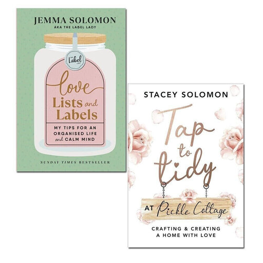 Love Lists and Labels Jemma Solomon, Tap to Tidy at Pickle Cottage 2 Books Set - The Book Bundle