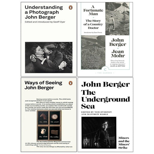 John Berger Collection 4 Books Set Underground Sea (HB),Ways of Seeing,Fortunate - The Book Bundle