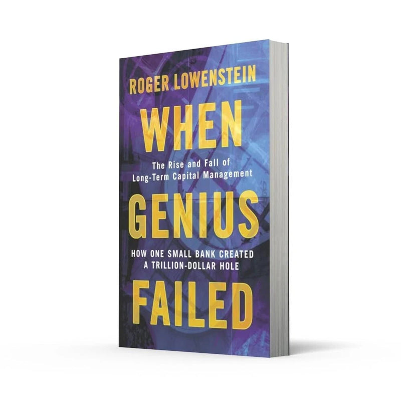 Cover of "When Genius Failed" by Roger Lowenstein, a book on the rise and fall of Long Term Capital Management, published by Fourth Estate.