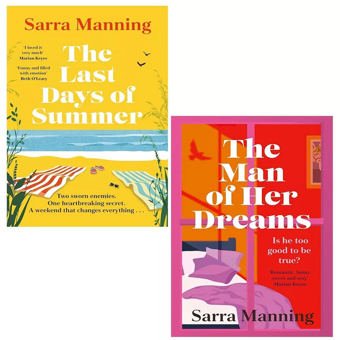 Sarra Manning Collection 2 Books Set Man of Her Dreams, Last Days of Summer - The Book Bundle