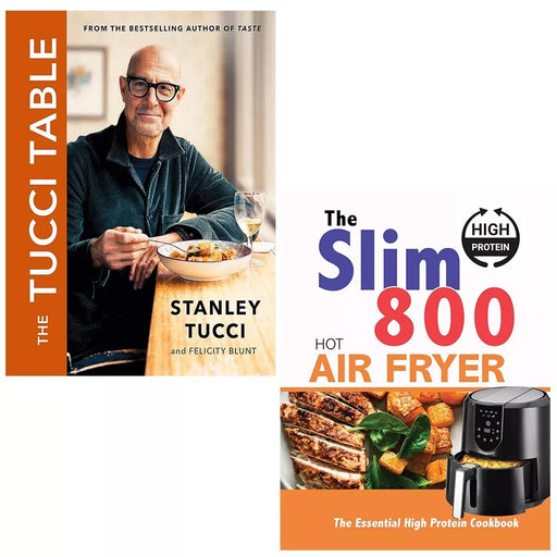 Tucci Table Stanley Tucci (HB), Slim 800 Hot Air Fryer Iota 2 Books Set - The Book Bundle