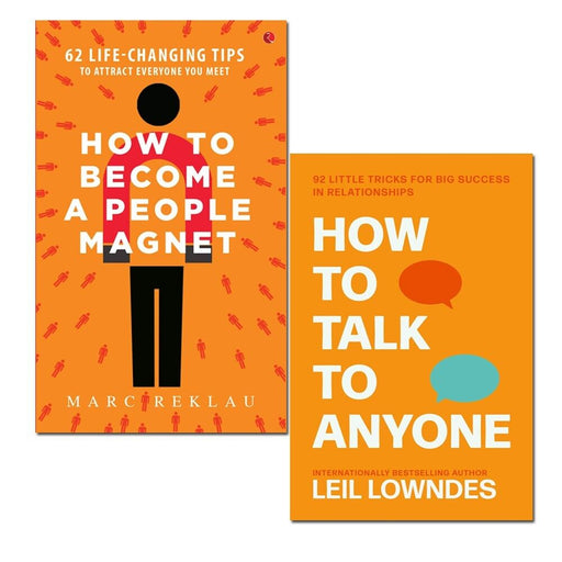 How to Talk to Anyone, How to Become a People Magnet 2 Books Collection Set - The Book Bundle