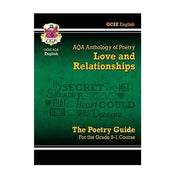 GCSE English AQA Poetry Guide - Love & Relationships Anthology inc. Online Edn, Audio & Quizzes - The Book Bundle