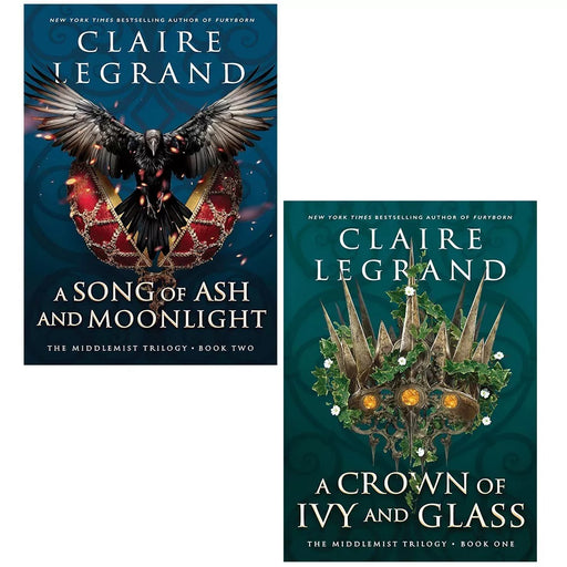 Claire Legrand Collection 2 Books Set (Crown of Ivy Glass, Song of Ash Moonlight) - The Book Bundle