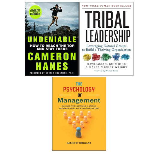 Undeniable (HB), Tribal Leadership Dave Logan, Psychology of Management 3 Books Set - The Book Bundle