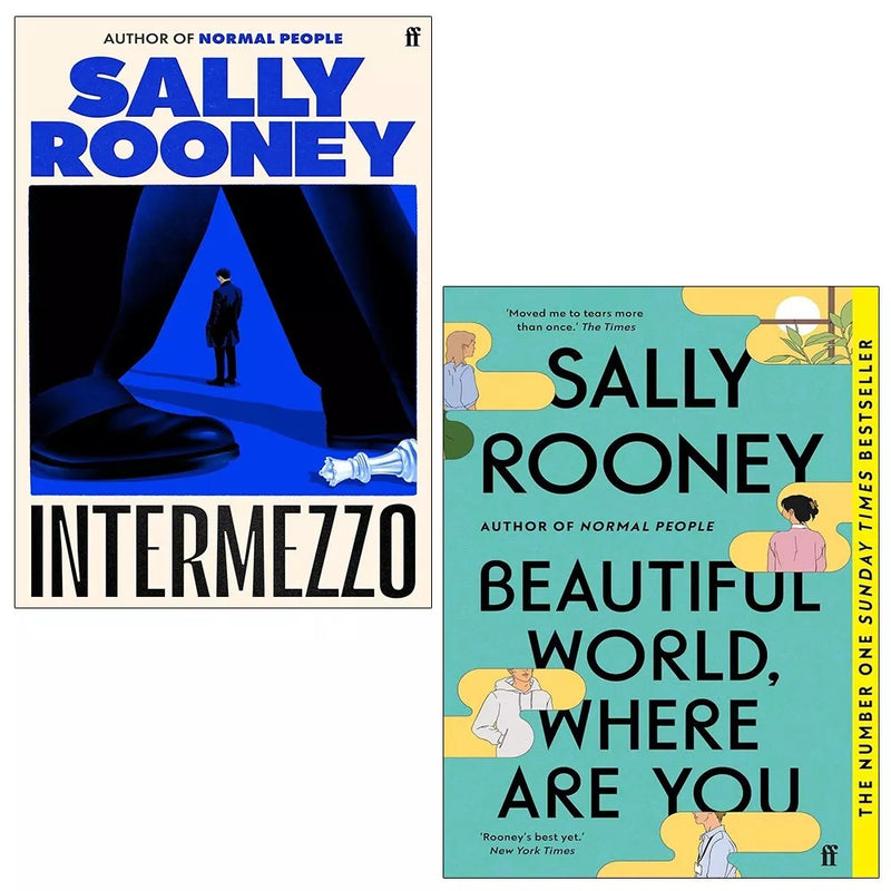 Sally Rooney Collection 2 Books Set (Intermezzo HB, Beautiful World Where Are You) - The Book Bundle