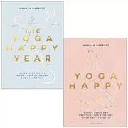 Hannah Barrett Yoga Collection 2 Books Set Yoga Happy (HB), Yoga Happy Year - The Book Bundle